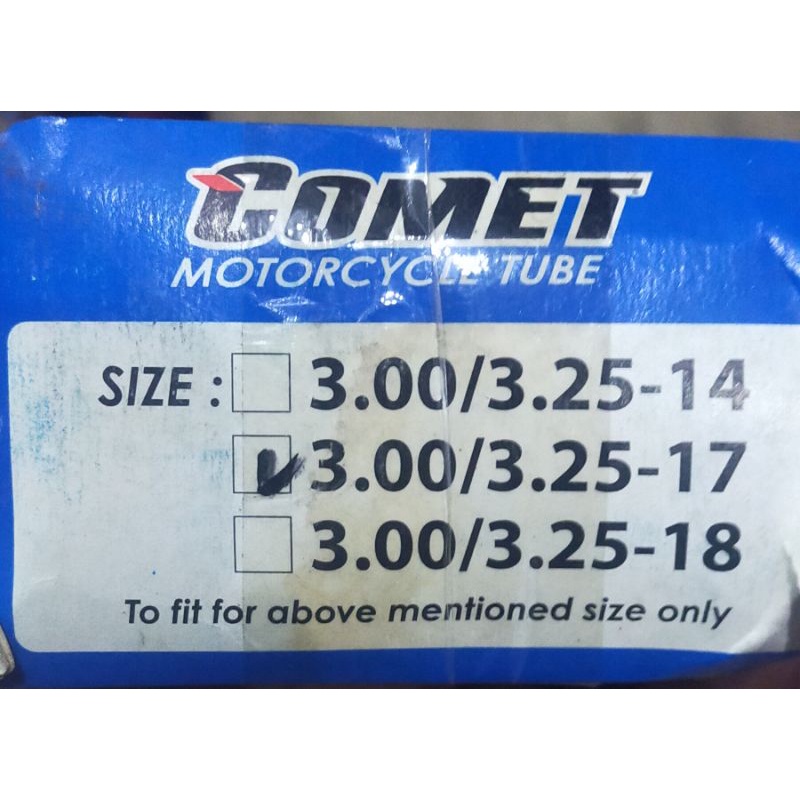 PROMO OBRAL BAN DALAM COMET 250/275-17 275/300-17