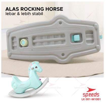 SPEEDS Kuda Kudaan Mainan Anak Rocking Horse Jungkat Jungkit Hiburan Anak Aman dan Awet -M1001