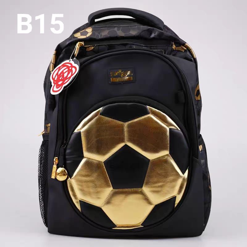 Tas Smiggle Soccer Gold / Tas Ransel Bola Smiggle / Tas ransel smiggle (B15)