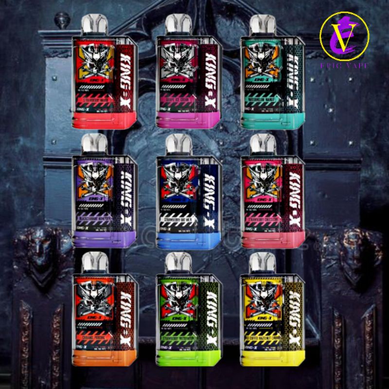 Jual KING X 7500 PUFFS DISPOSABLE AND RECHARGEABLE POD Shopee Indonesia