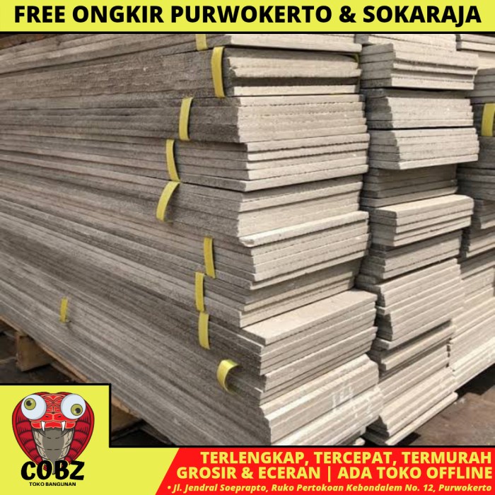 9 MM X 20 CM X 400 CM / NM WOODPLANK TIMBER LISPLANG GRC MOTIF KAYU