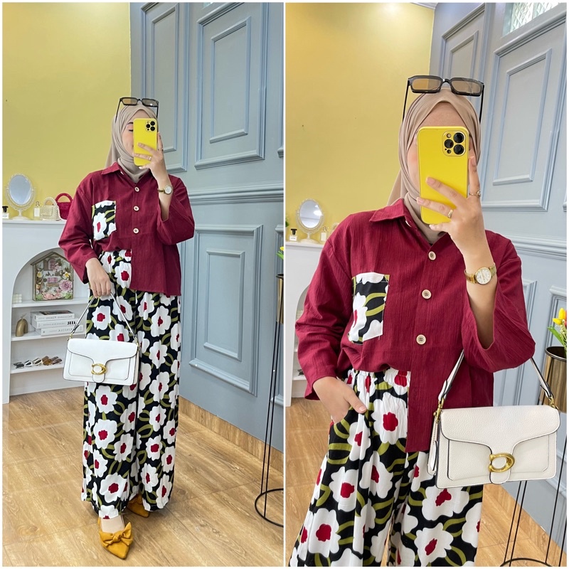Linen Set Kulot