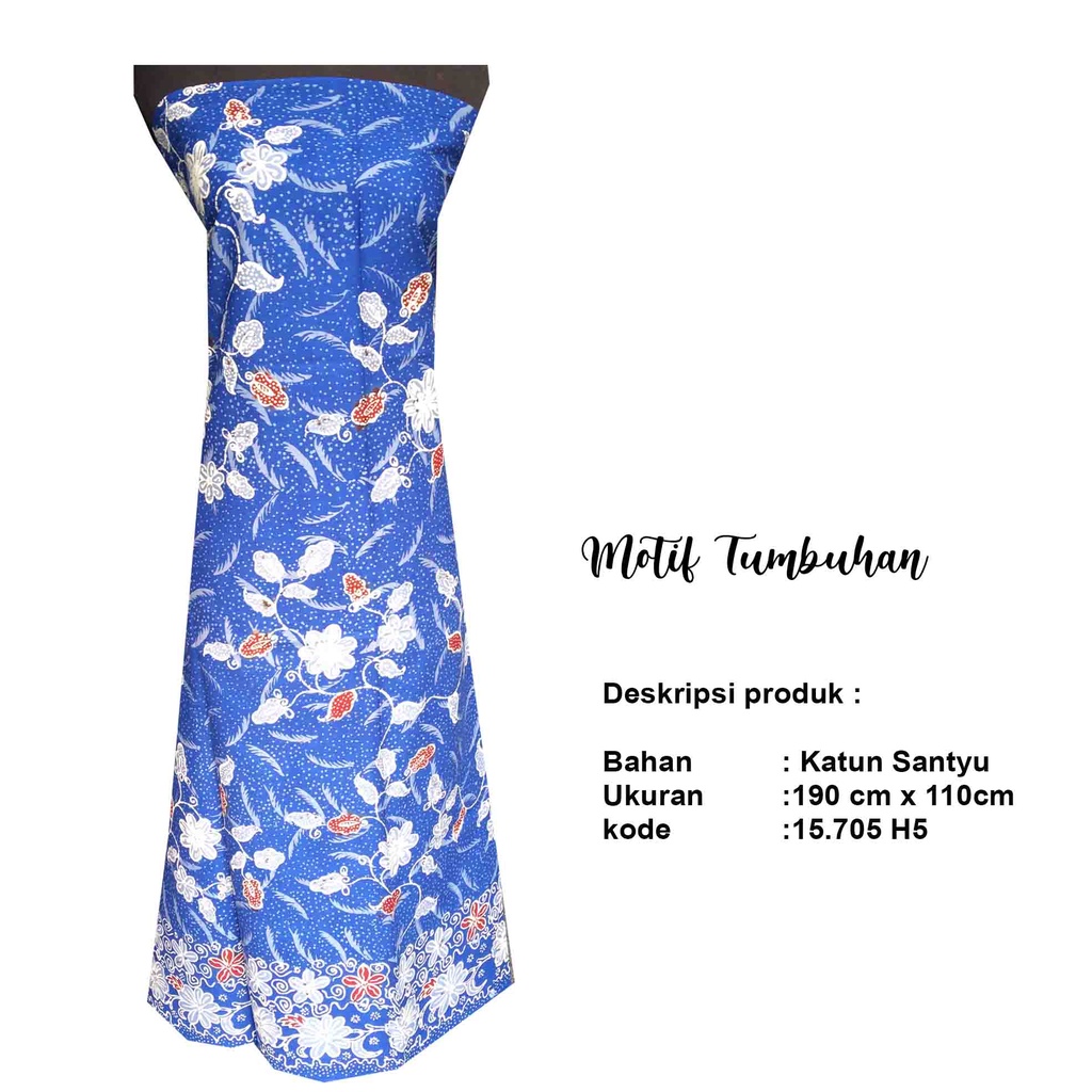 kain batik tulis motif tumbuhan biru terbaru - Blouse Kemeja Gamis Batik - Seragam Keluarga - PKK - 