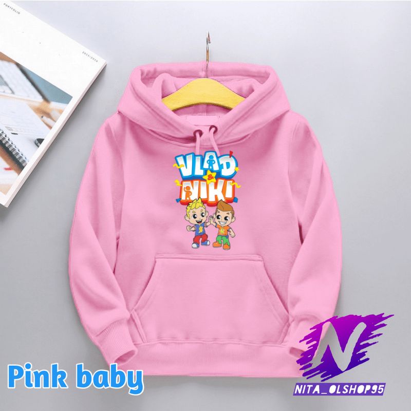 jaket sweater hoodie anak vlad and niki