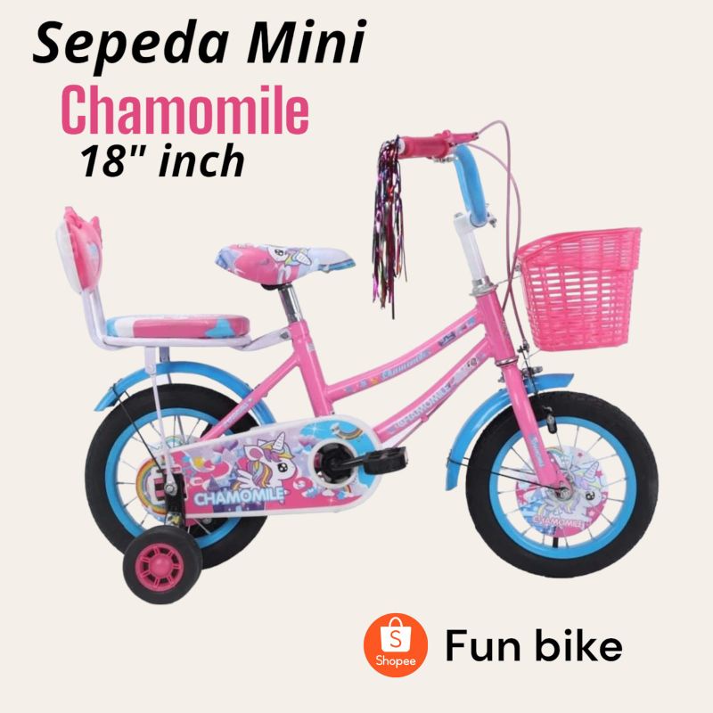 Sepeda Anak Perempuan / Sepeda Anak Mini 18 Inch - Chamomile 201