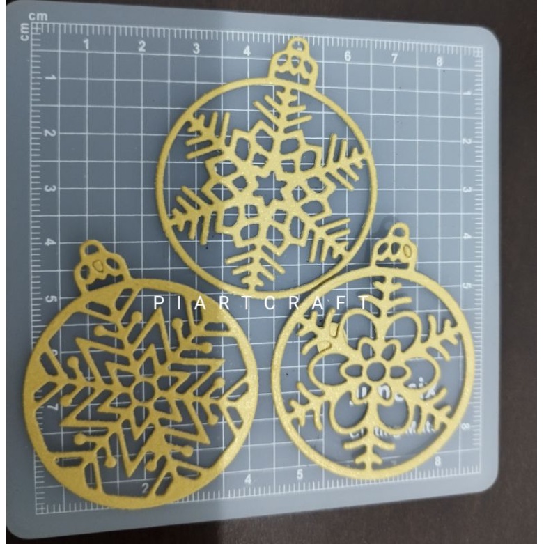 

seri CHRISTMAS - snowflake (2) - isi 6 pcs - Dies cut / cut dies DIY scrapbook / vintage journal / album