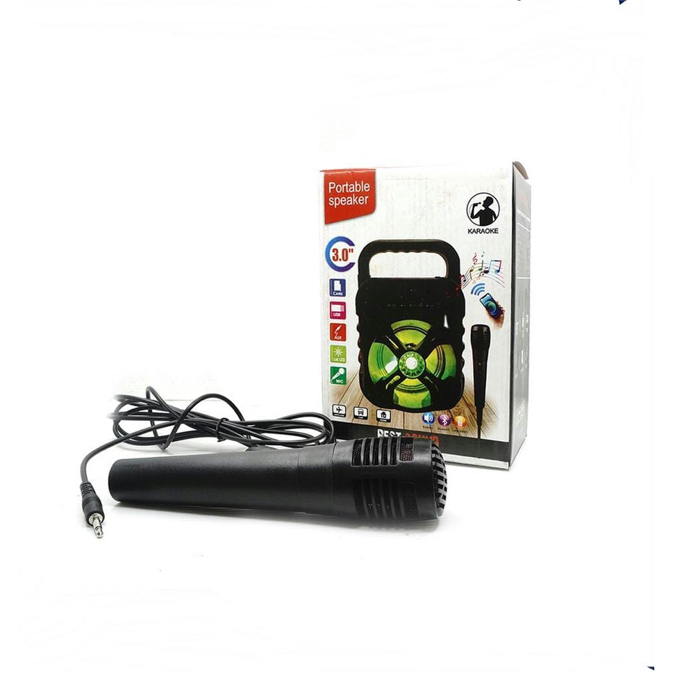 (NEW) SPEAKER +MIC  BLUETOOTH SQRS -663 MINI  PORTABLE