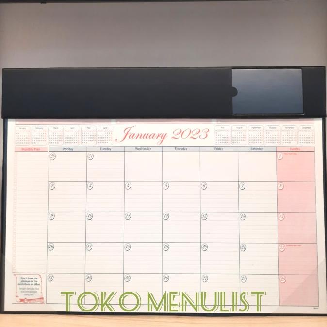 

ORIGINAL AGENDA 2023 AGENDA MEJA TABLE PLANNER DESKMATT UKURAN SEDANG