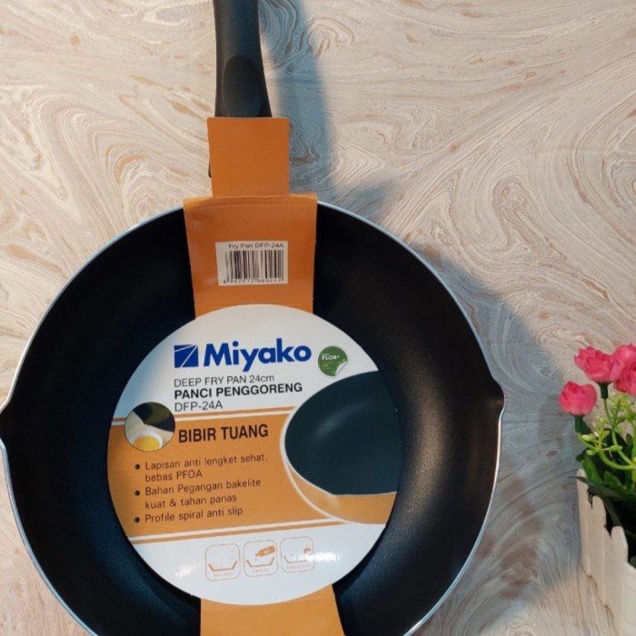 teflon / wajan anti lengket /deep fry pan wajan miyako DFP-24A