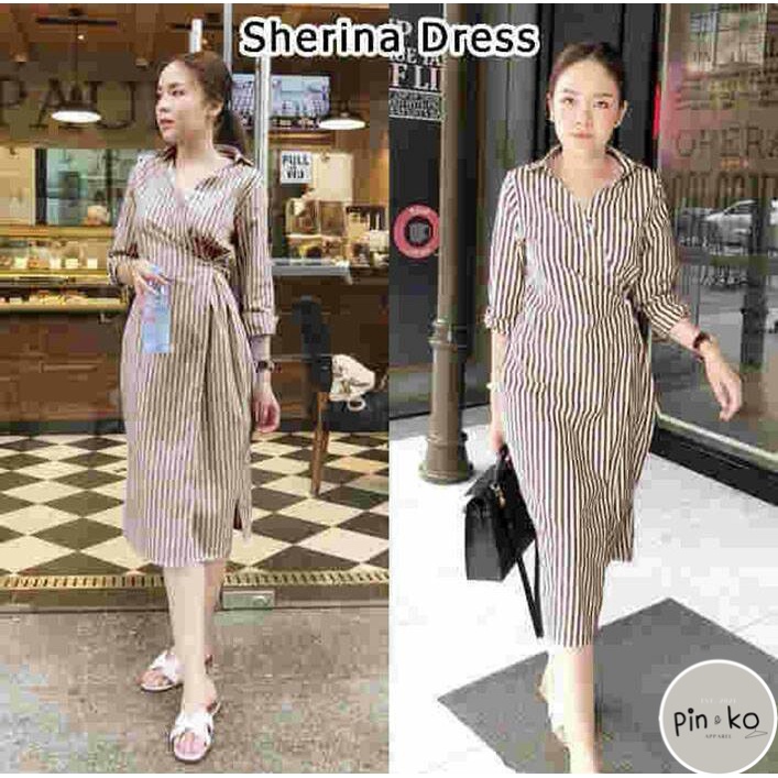 PIK - Dress Serina L,XL, XXL, 3XL / Pakaian Wanita/ Dress Wanita/ Tunik Panjang