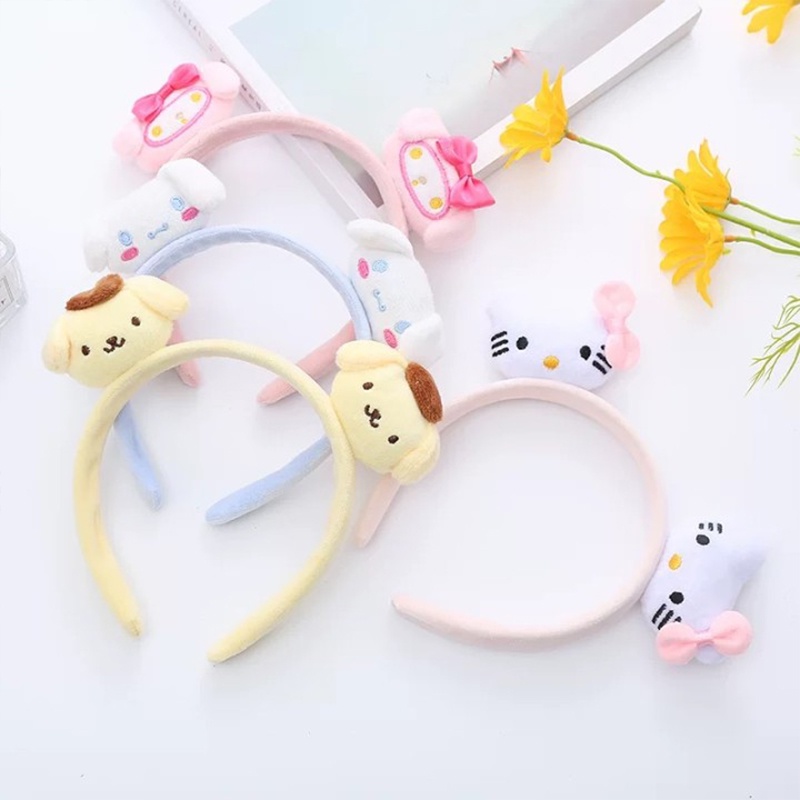 COD❤️Bando Karakter Telinga Bear Lucu Korea Headband Bandana Ikat Kepala Cuci Muka Wanita Beruang Stroberi Mewah Ikat Kepala Jepit Rambut Import Lucu Hiasan Kepala