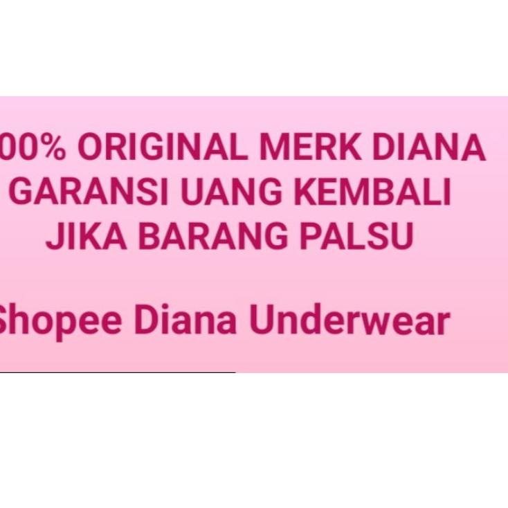 Stok Terbatas Bh Diana (asli) style 703 Tanpa Busa Tidak Kawat Cup A