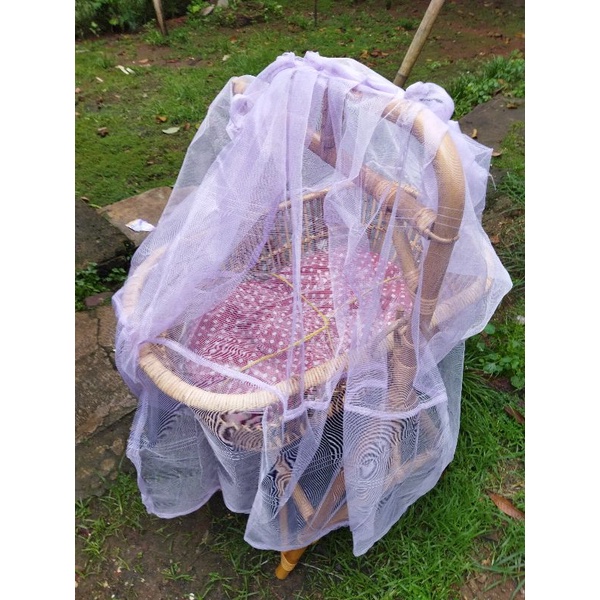 RB7 kelambu /Kasur untuk ayunan bayi rotan