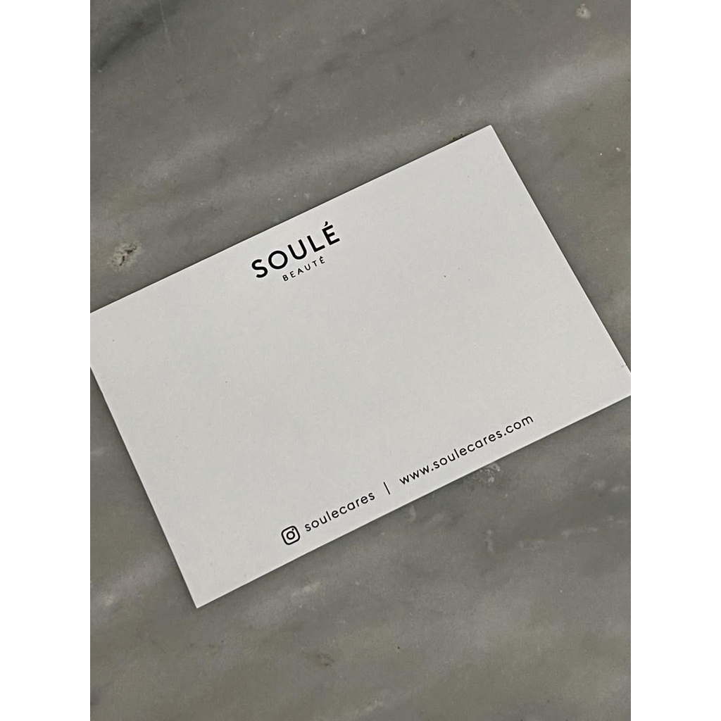 

SOULE BEAUTE Greeting Card