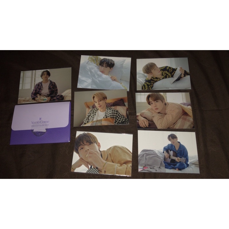 BTS MERCH MINI PHOTOCARD YET TO COME BUSAN HOTEL