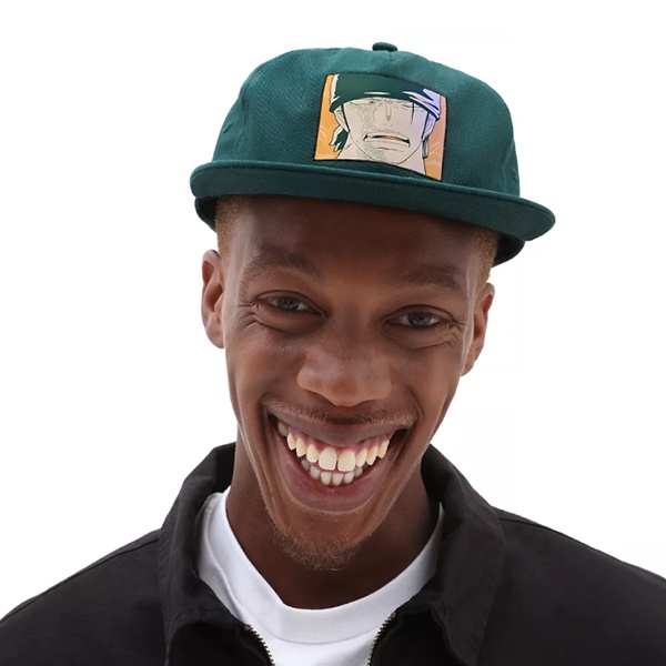 Vans x One Piece Jockey Botanical Green Hat