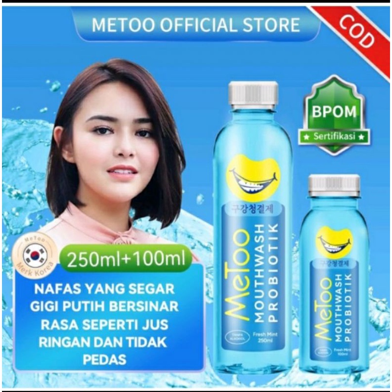 MeToo Obat Kumur Probiotik/ Fresh Mint