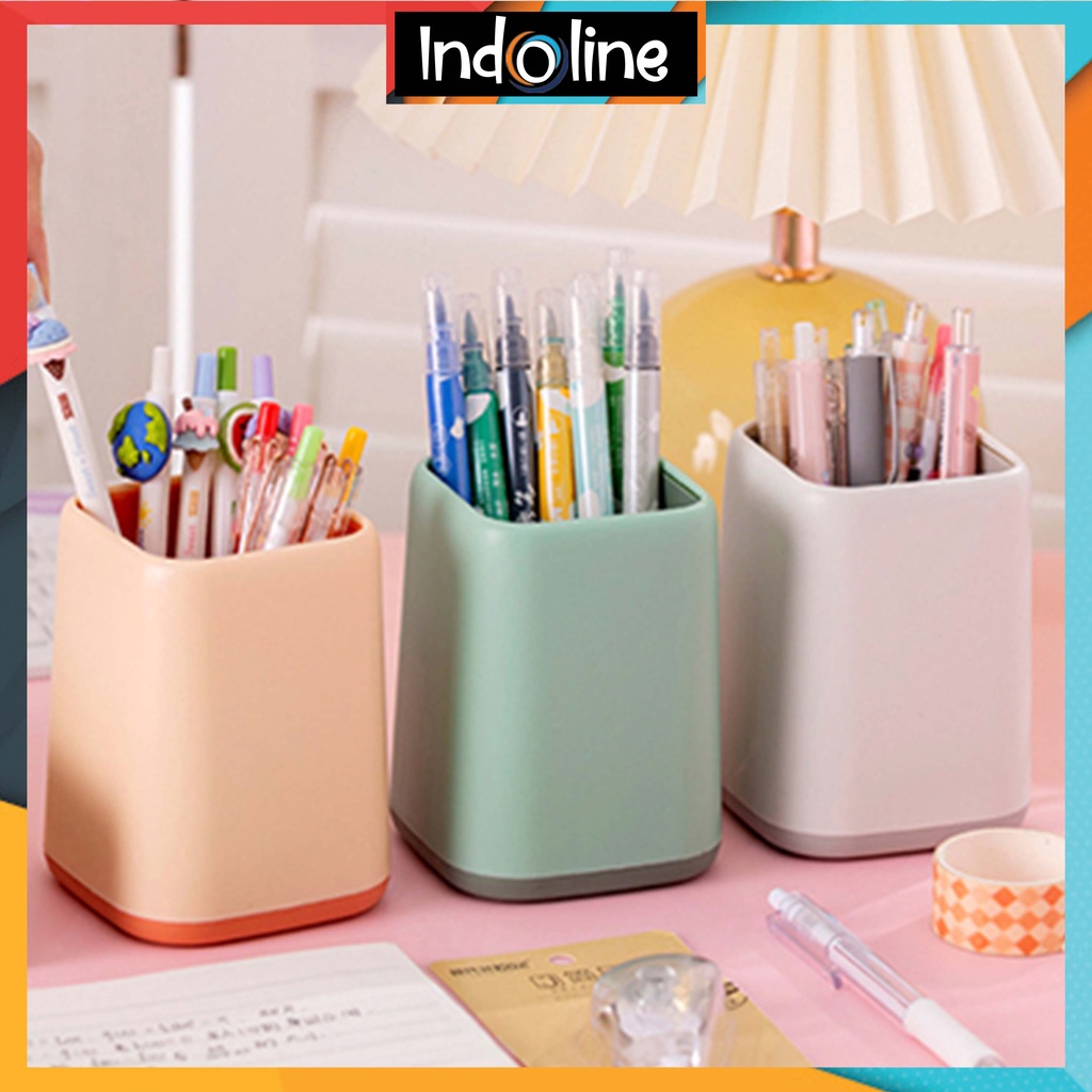 

✔️ Tempat Pensil Dan Pulpen Polos Simple Serbaguna Minimalis Pen Holder Import COD