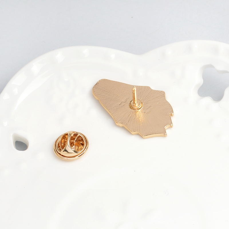 Kartun Halloween Enamel Pin Lucu Hantu Bunga Gamis Pin Lencana Bros Hadiah Untuk Pria Wanita