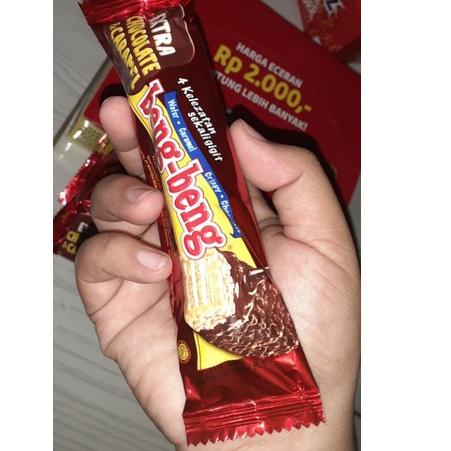 

Grosir Beng beng Extra chocolate Caramel 25 Gr isi 17 Pcs^^