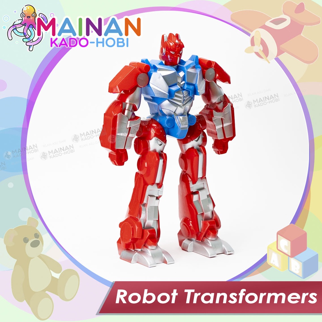 MAINAN ANAK ACTION FIGUR SUPERHERO ROBOT TRANSFORMER