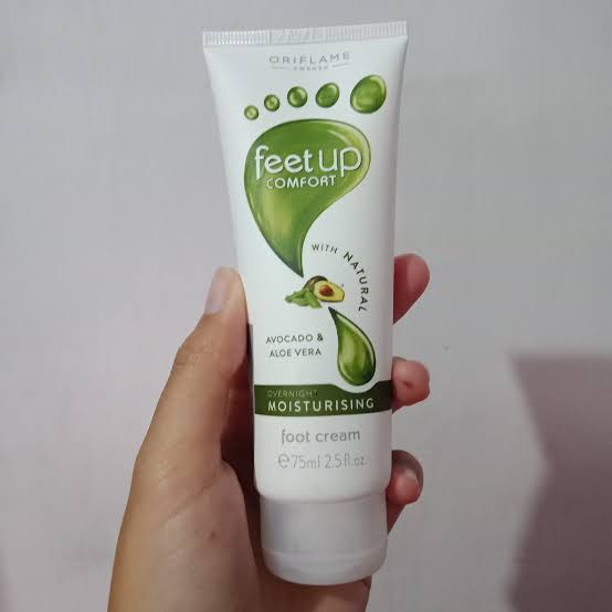 Cream kaki overnight moisturising avocado