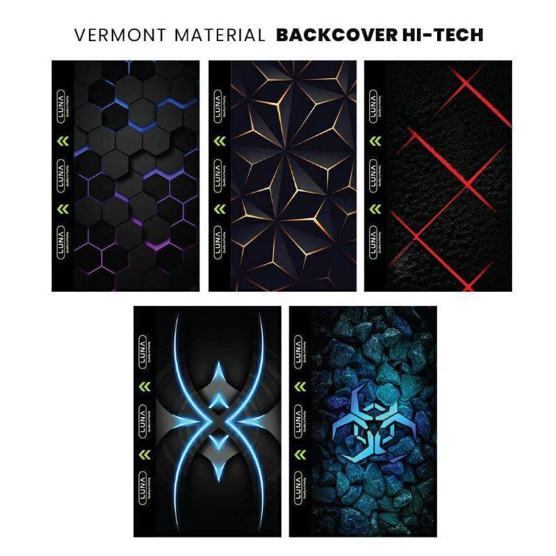 HYDROGEL GARSKIN ANTI GORES BELAKANG HP MOTIF BACKCOVER HI-TECK