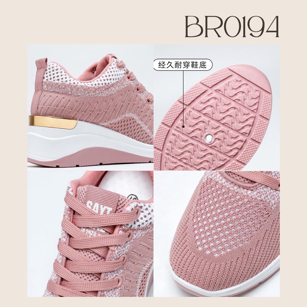 SHOEGALLERY LV0194 "FREE BOX" Sepatu Import Sport Wanita Tinggi Ners