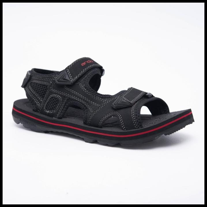 Ando Official Sandal Gunung Arrowtech Pria Dewasa - Hitam/Merah