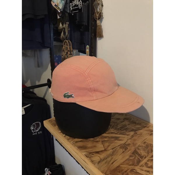 Vtg Lacoste 5 panel cap topi bekas second