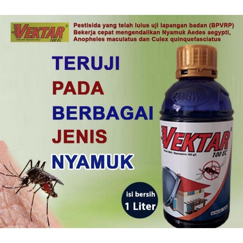 Obat Fogging Vektar 100 EC Sipermetrin Obat Pembasmi Nyamuk Lalat Kecoa