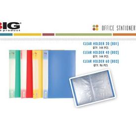 

❥ clear holder Document keeper BIG 20 / 40 / 60 LEMBAR ペ