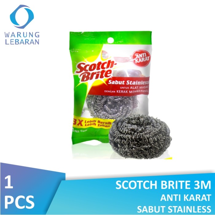 Scotch Brite 3M Sabut Stainless Anti Karat