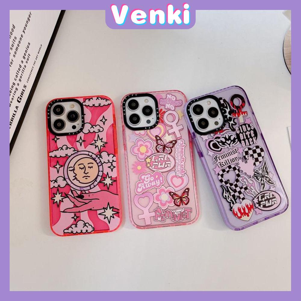 Case iPhone 14 Pro Max Thickened Silicone Soft Case Plaid Moon and Butterfly Shockproof Camera Protection Compatible For iPhone 14 13 12 11 Pro Max XR XS 6 6S 7 8 Plus