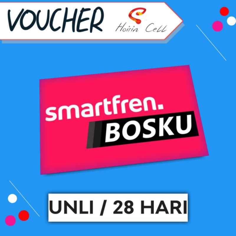 (Via Chat) Voucher Smartfren Unlimited 28 Hari FUP : 0,5GB / 0,7GB / 2GB / 3GB