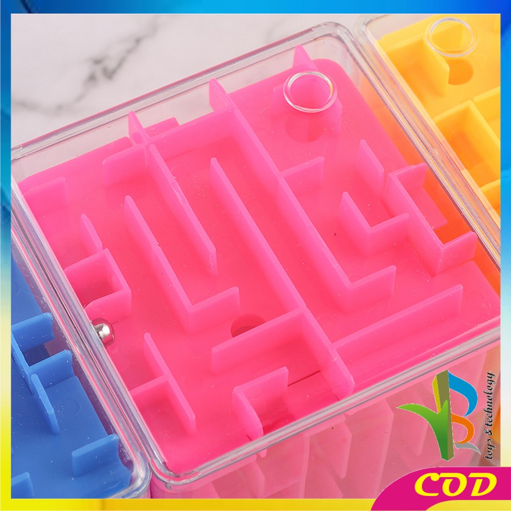 RB-M274 Mainan Maze Puzzle Ball / Mainan Puzzle Labirin Transparan 3D Mainan Jadul Edukasi Motorik Anak