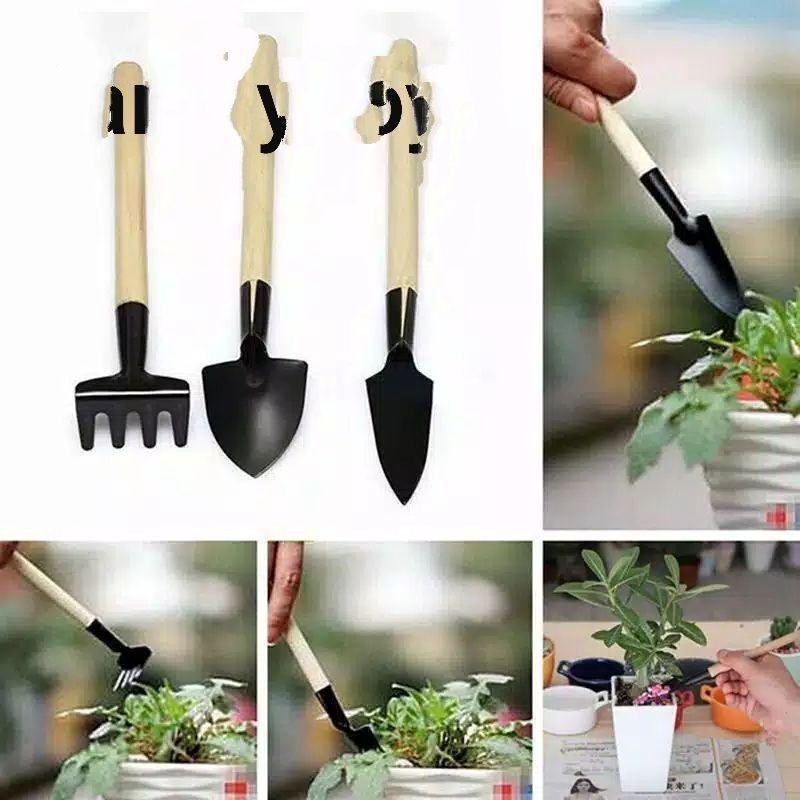 MJ88 ALAT BERKEBUN SEKOP GARUK MINI 3 IN 1 / ALAT BERKEBUN GARDEN TOOLS PERALATAN BERKEBUN SUPER MURAH