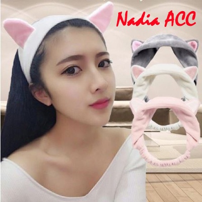 HAIR BAND KUCING BANDO BANDANA CUCI MUKA MANDI MAKE UP FACIAL H001