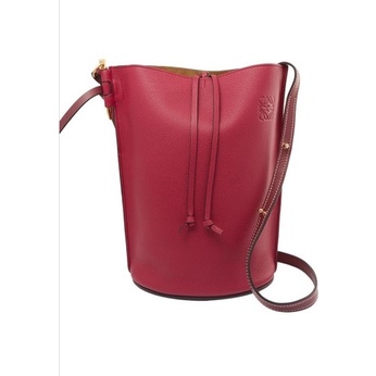 Loewe Gate Bucket Bag in Burgundy