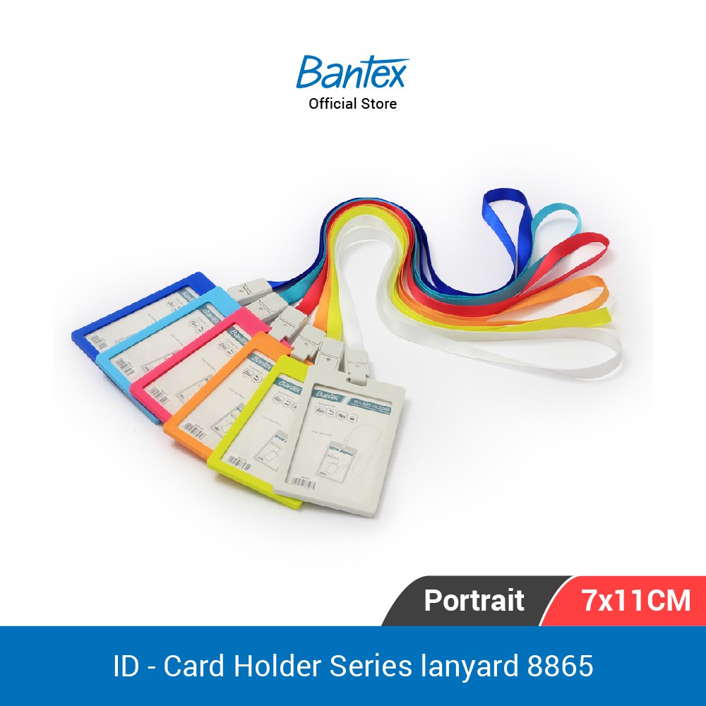 

ID Card Holder Bantex 8865 Tali With Clip 54x90mm Portarit Lime 8865 - Satuan SHAGB