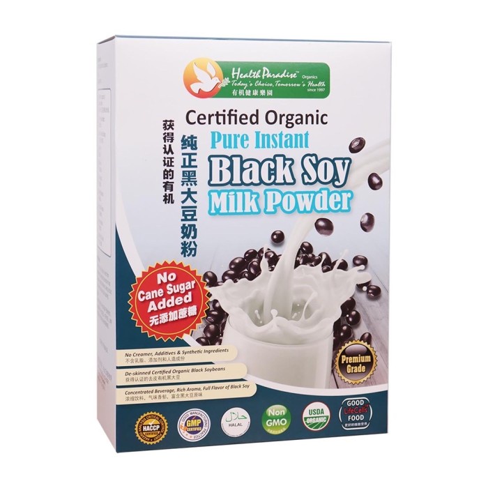 

[NEW] Health Paradise Organic Black Soy Bean Milk 500g