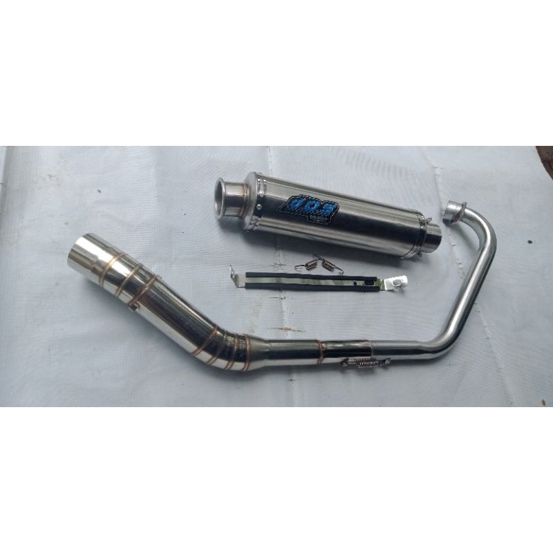 Knalpot racing DOS PNP VIXION. Fu. MX king. cb150. CBR. Sonic. MP. cb. Tiger. dll