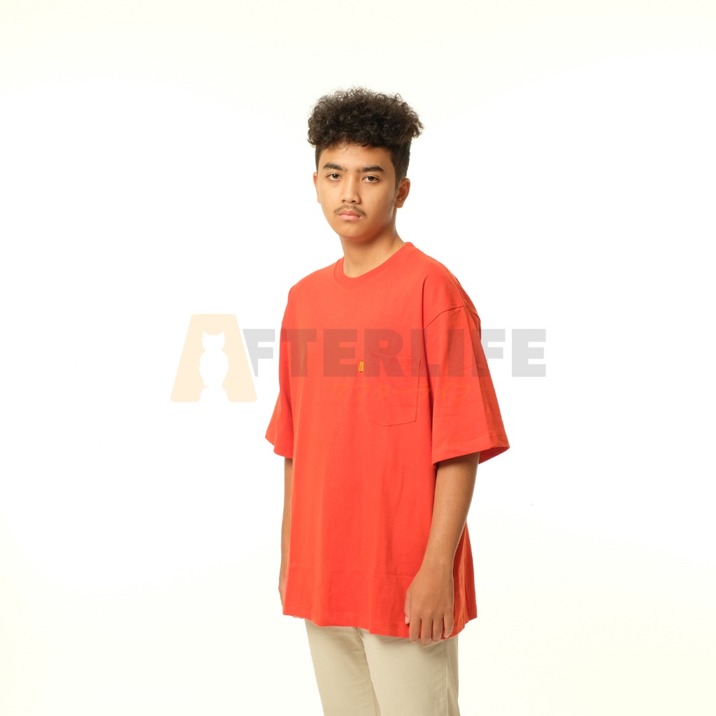 Pocket Basic Tshirt Oversize | Kaos Polos Pocket Katun 24s - AFTERLIFE