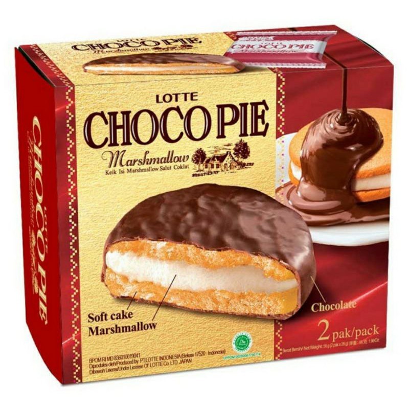 Lotte Choco Pie Marshmallow 56 Gr