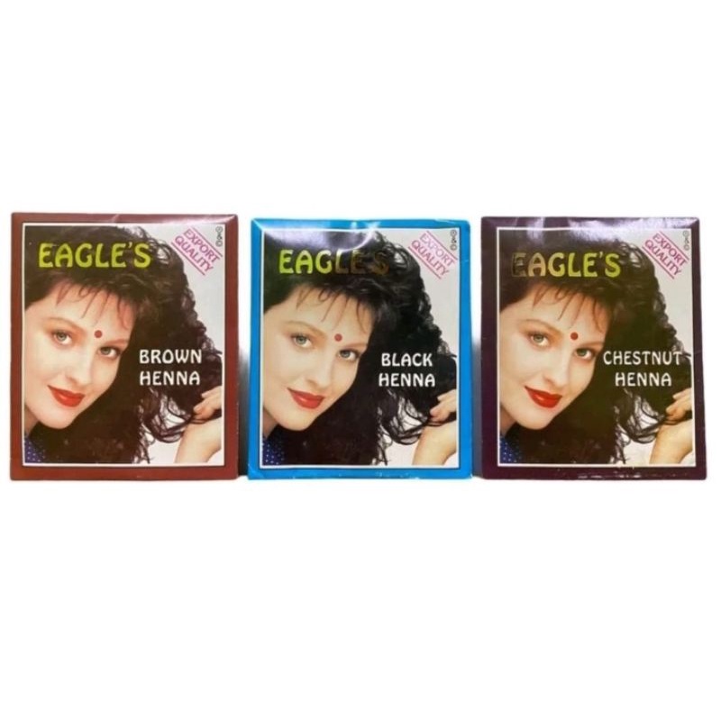 EAGLES  HENA HARI DYE 10 GRM | HENA RAMBUT |1 pcs