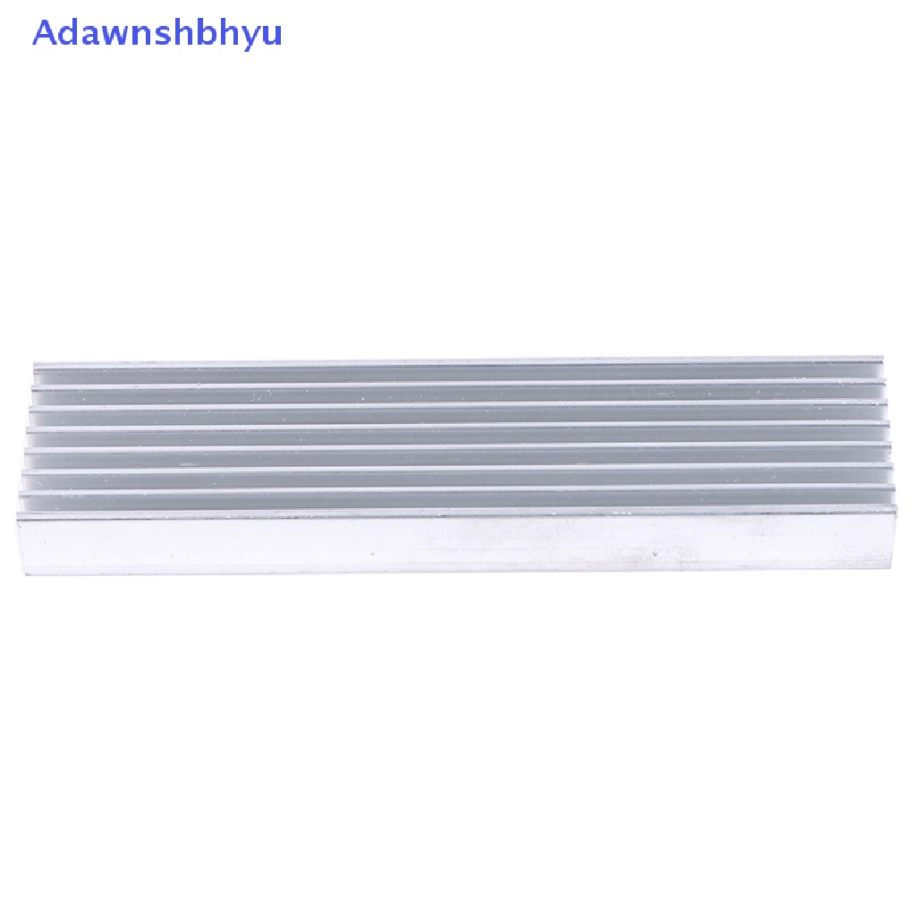 Adhyu 100 * 25 * 10mm Aluminium High Power Heatsink Elektronik Radiator ID