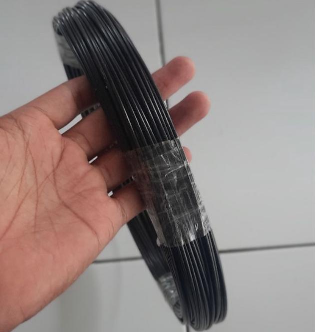 Model Baru jeruji fiber sangkar burung Hitam ukuran 2mm