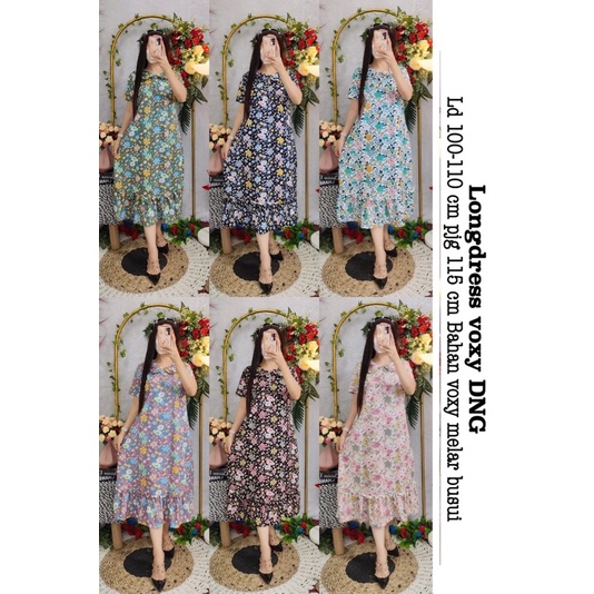 longdress rayon premium tebal promo