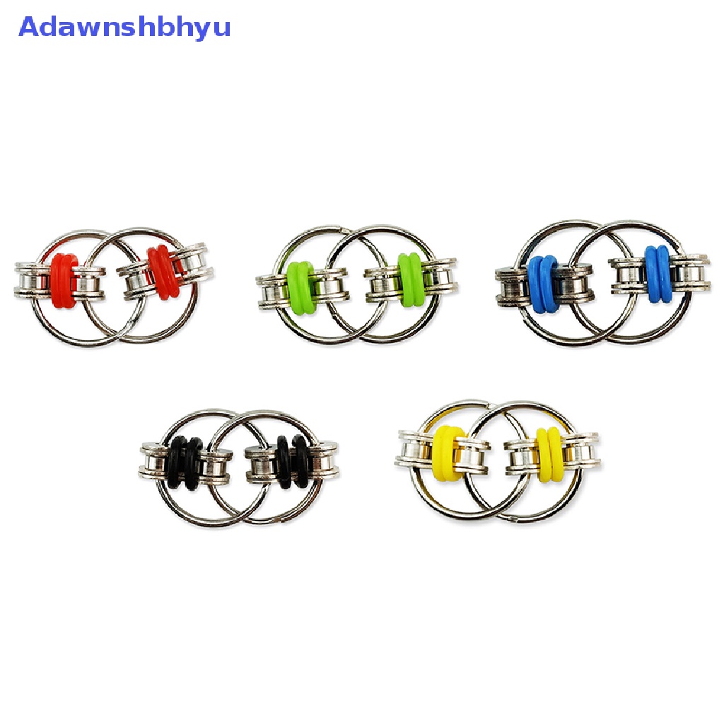 Adhyu Kunci Ring Hand Spinner Fidget Toy Untuk Autism Spinner Mengurangi Stress 5.5 * 2.8cm ID