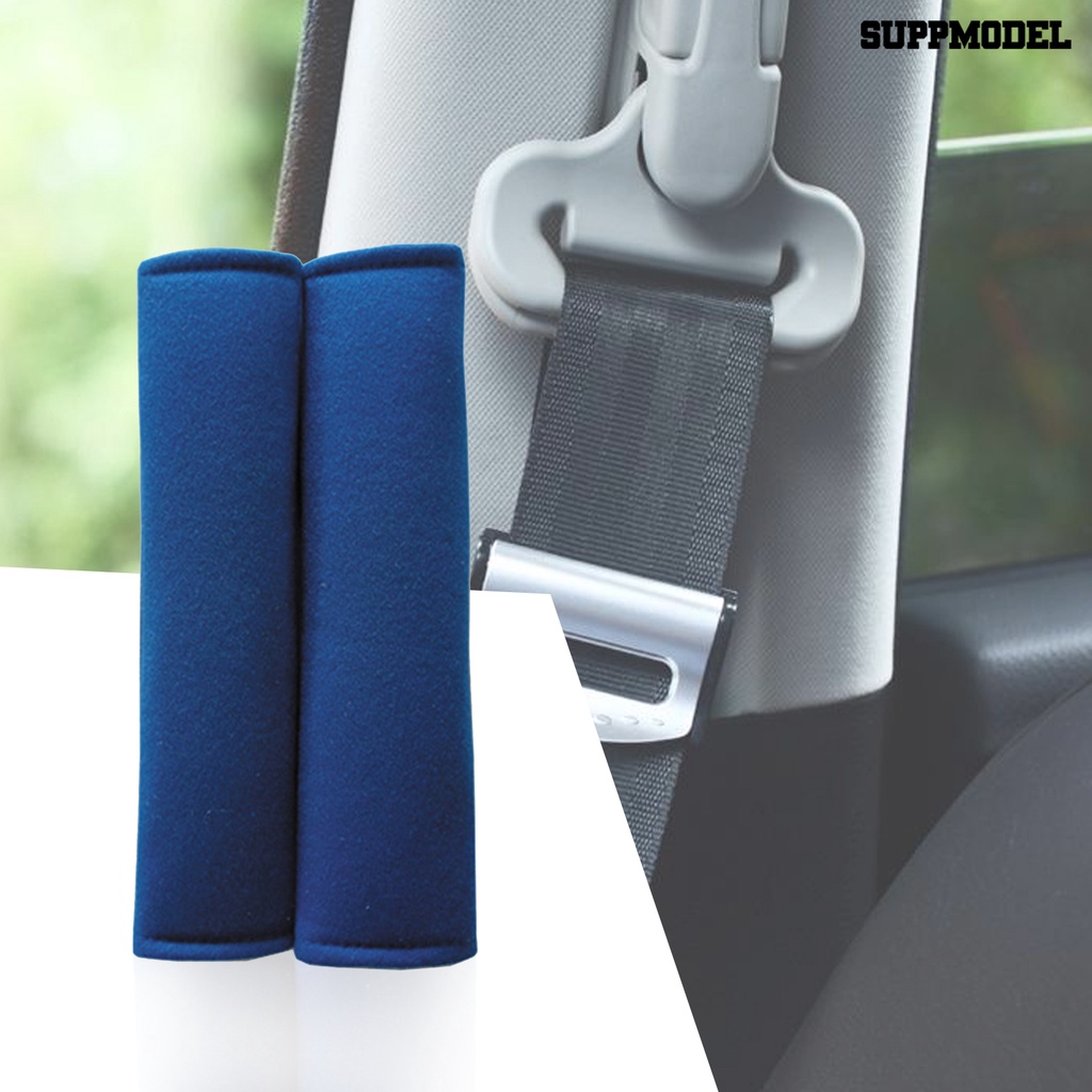 [Dekorasi] 2pcs Seat Belt Cushions Nyaman Hypoallergenic Katun Sabuk Pengaman Tali Bahu Sarung Untuk Sabuk Pengaman